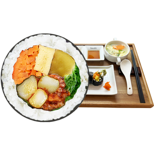 Spicy Cuttlefish Kimbap