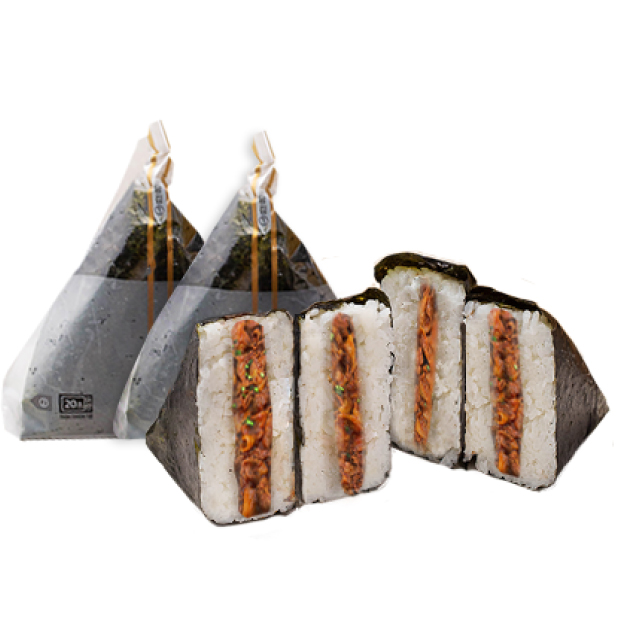 Spicy Beef Bulgogi Triangle Kimbap