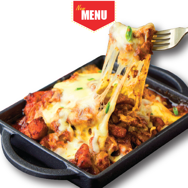 Korean BBQ Chicken with Cheese