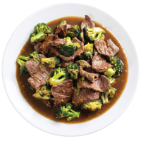 162. Beef with Broccoli or Cauliflower in Garlic Sauce