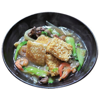 194. Scorched Rice Soup with Seafood