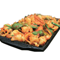 198. Spicy Stir-fried Cuttlefish with Vegetables