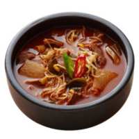 Spicy Beef Soup with Rice